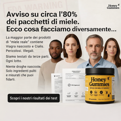 Honey Gummies™ Booster di Vitalità